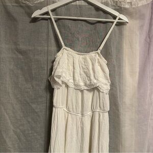 Lace Trim Maxi Dress